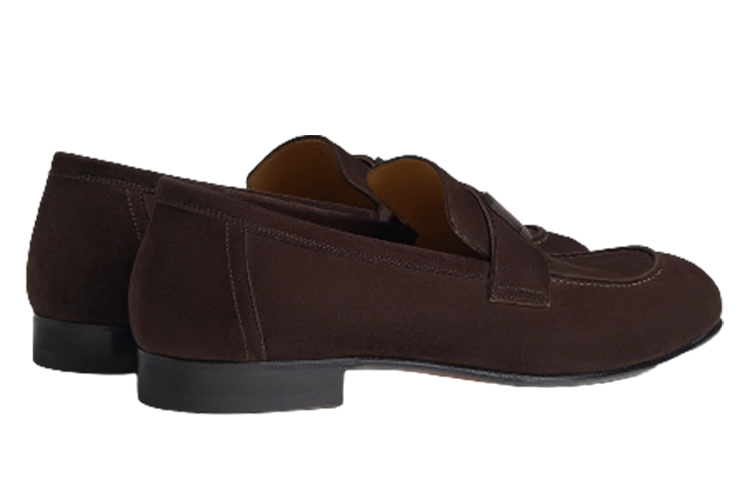 Shop Mocassino HERMÈS Paris ''Marrone'' H192437Z-AME