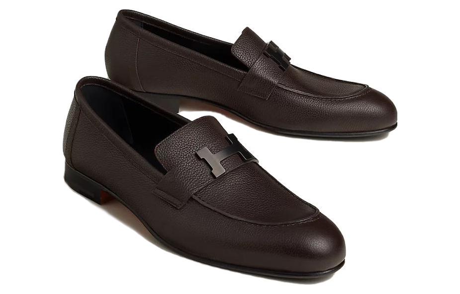 Lookbook HERMES Paris Mocassino ''Comfort Marrone'' H241883Z-AME