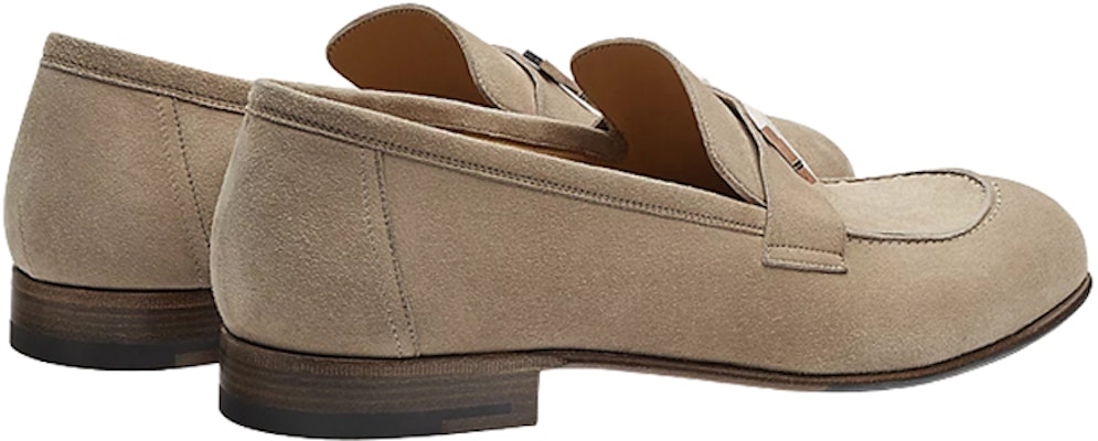 Loafer Suede HERMES Paris 'Coklat Muda' H201491Z-AC9 Lookbook Loafer Suede HERMES Paris 'Coklat Muda' H201491Z-AC9