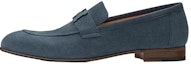 Buy HERMES Paris Kasut Loafer Suede 'Biru' H192437Z-AQ8