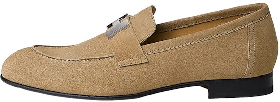 HERMES Paris Suede Slip-On 'Brown Fashion' H211900Z-ABE HERMES Paris Suede Slip-On 'Brown Fashion' H211900Z-ABE