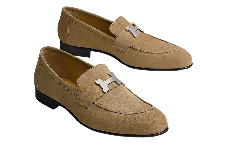 HERMES Paris Suede Slip-On 'Brown Fashion' 圖 3