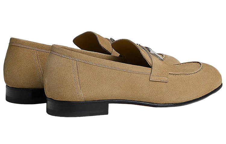 HERMES Paris Suede Slip-On 'Brown Fashion' 圖 4