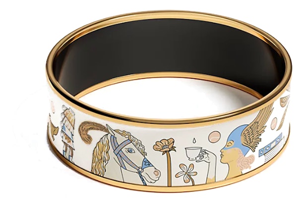 HERMES Patterned Print Bracelet Unisex Couple Style Multicolor H110002F F365 Order HERMES Patterned Print Bracelet Unisex Couple Style Multicolor H110002F F365