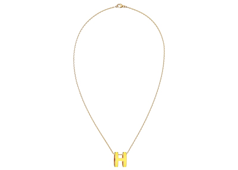 Hermes Pendant Pop H Mimosa Yellow