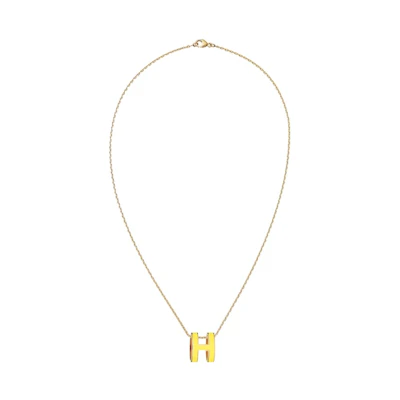 Hermes Pendant Pop H Mimosa Yellow