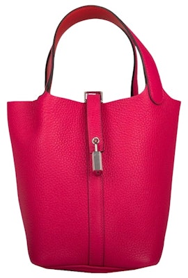 爱马仕 Picotin Lock Clemence 皮革玫瑰墨西哥色手提包 Buy 爱马仕 Picotin Lock Clemence 皮革玫瑰墨西哥色手提包