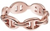 Order HERMES Pig Nose Series 18K Rose Gold Ring Unisex Couple Design Gift Box Edition H110025B
