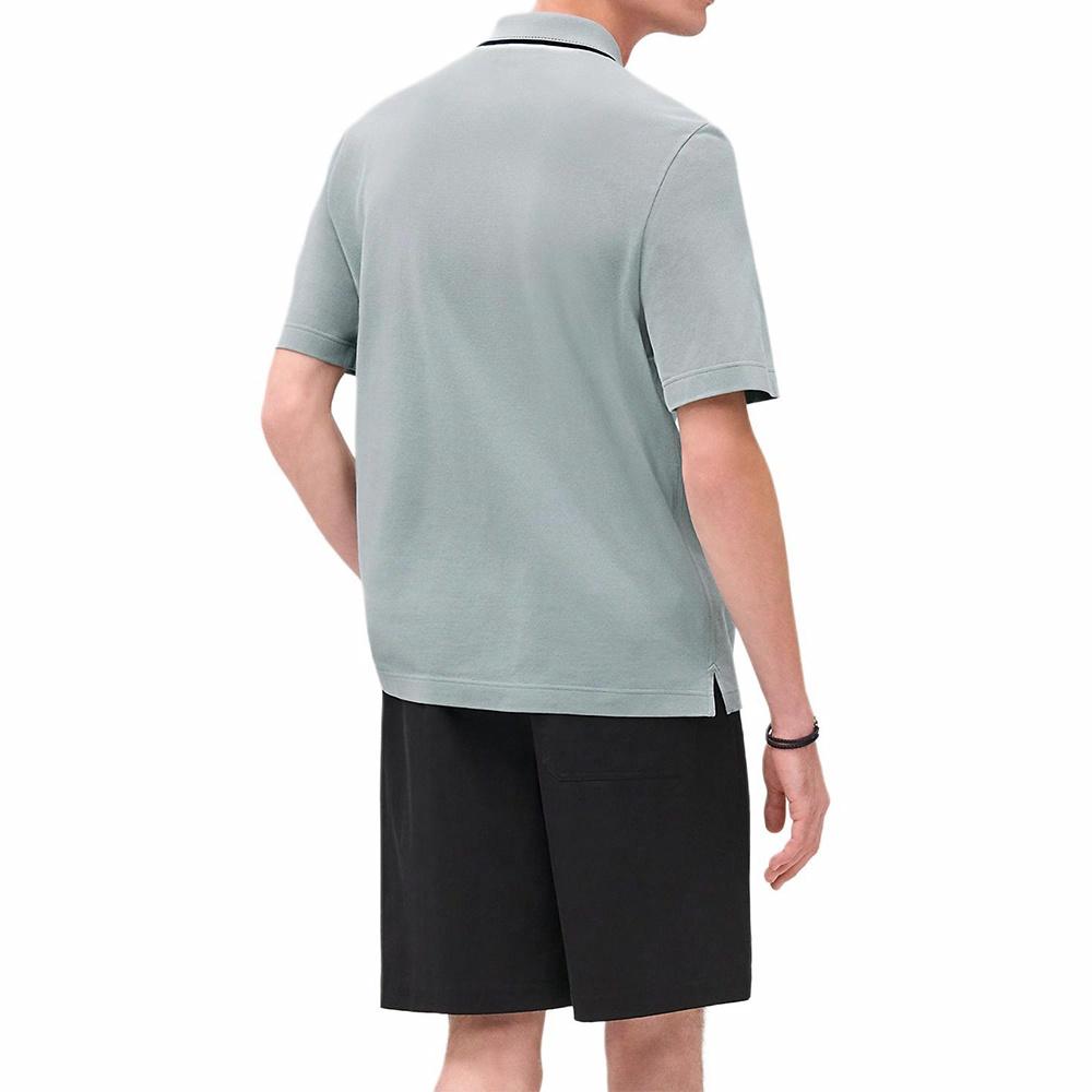 Purchase エルメス ピキュール セリエ ソリッドボタン ポロシャツ ティールカラー H557980HA6M