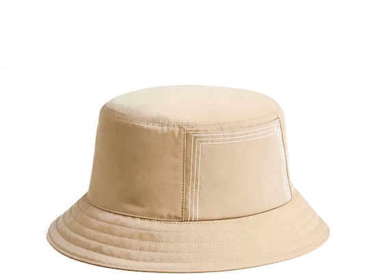 HERMES メンズ コットンキャンバス ブラウン バケットハット プレーンデザイン H241025N Buy HERMES メンズ コットンキャンバス ブラウン バケットハット プレーンデザイン H241025N