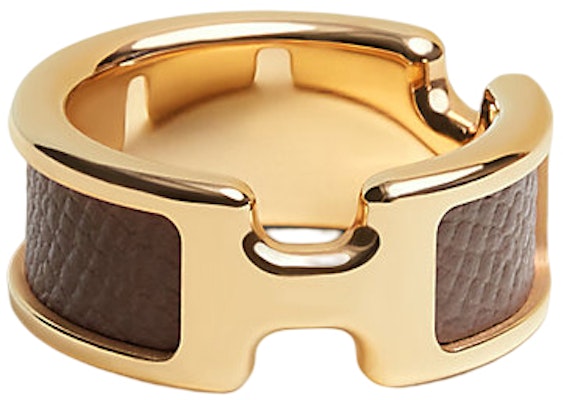 爱马仕PM Olympe镀金男女情侣戒指 H500058FC18M Order 爱马仕PM Olympe镀金男女情侣戒指 H500058FC18M