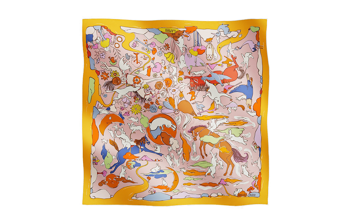 HERMES Printed Silk Scarf Unisex Couple Style - Multiple Colors H004007S 19 圖 2