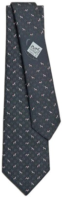 HERMES Puzzle Design Silk Tie Unisex Couple Style Grey H006328T03 Buy HERMES Puzzle Design Silk Tie Unisex Couple Style Grey H006328T03