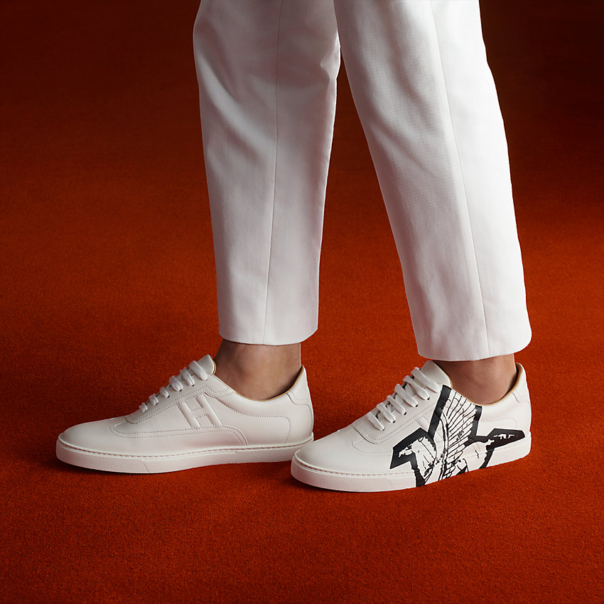 Purchase HERMÈS Quicker Low ''Blanc Noir'' H211877Z-H92