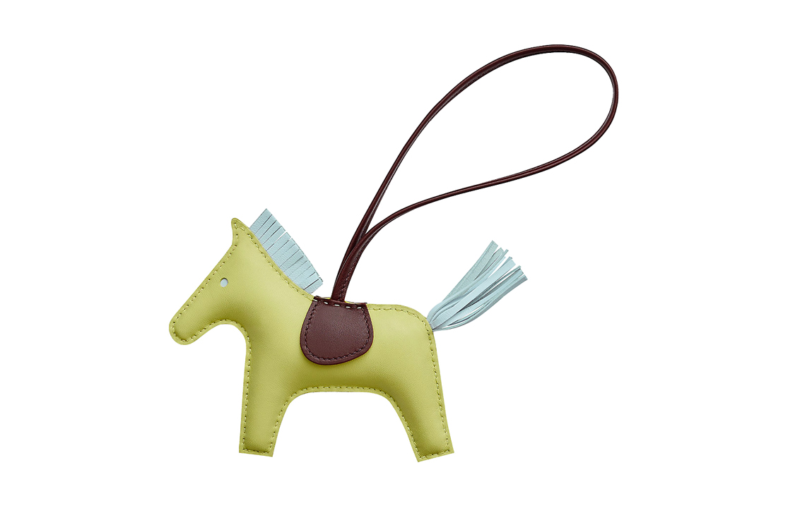 HERMES Rodéo Horse Charm Green - Unique Leather Unisex Pendant Accessory H064930CACM 圖 2