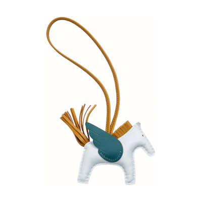 HERMES Rodeo Charm - Misty Blue Horse Design Unisex Accessory H083010CAAD