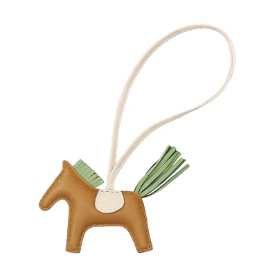HERMES Rodeo Charm Lambskin Unisex Keychain Accessory H064929CABV