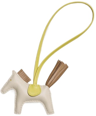 HERMES Rodeo Horse Charm Unisex Couple Accessory White/Yellow HO64929CACW Buy HERMES Rodeo Horse Charm Unisex Couple Accessory White/Yellow HO64929CACW