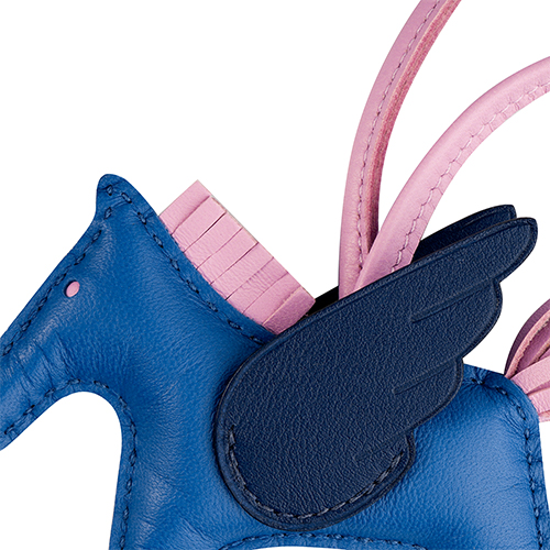 HERMES Rodeo Horse Pendant Keychain Unisex Couple Blue/Pink. H083010CAAK 圖 4