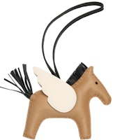HERMES Rodeo Lambskin Brown Bag Charm Horse Design Unisex Accessory. H083011CAAN HERMES Rodeo Lambskin Brown Bag Charm Horse Design Unisex Accessory. H083011CAAN
