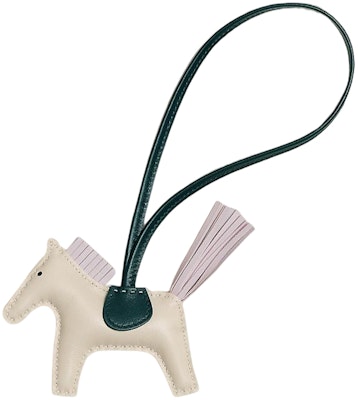 HERMES Rodeo 小羊皮吊飾 - 白堊白馬造型中性配件 H064929CADM Buy HERMES Rodeo 小羊皮吊飾 - 白堊白馬造型中性配件 H064929CADM