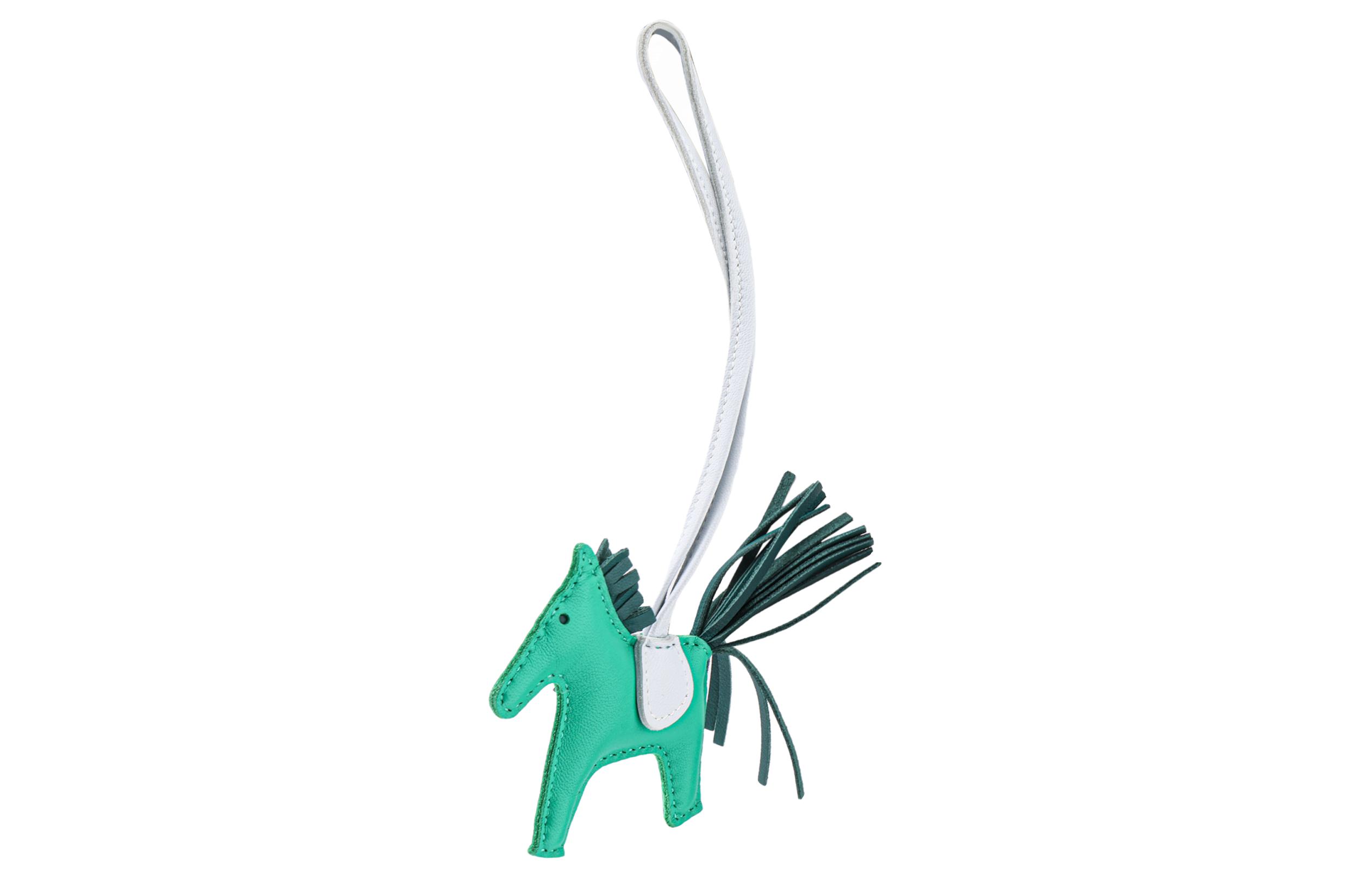 HERMES Rodeo Lambskin Horse Charm Unisex Couple Accessory. H064929CACO 圖 4