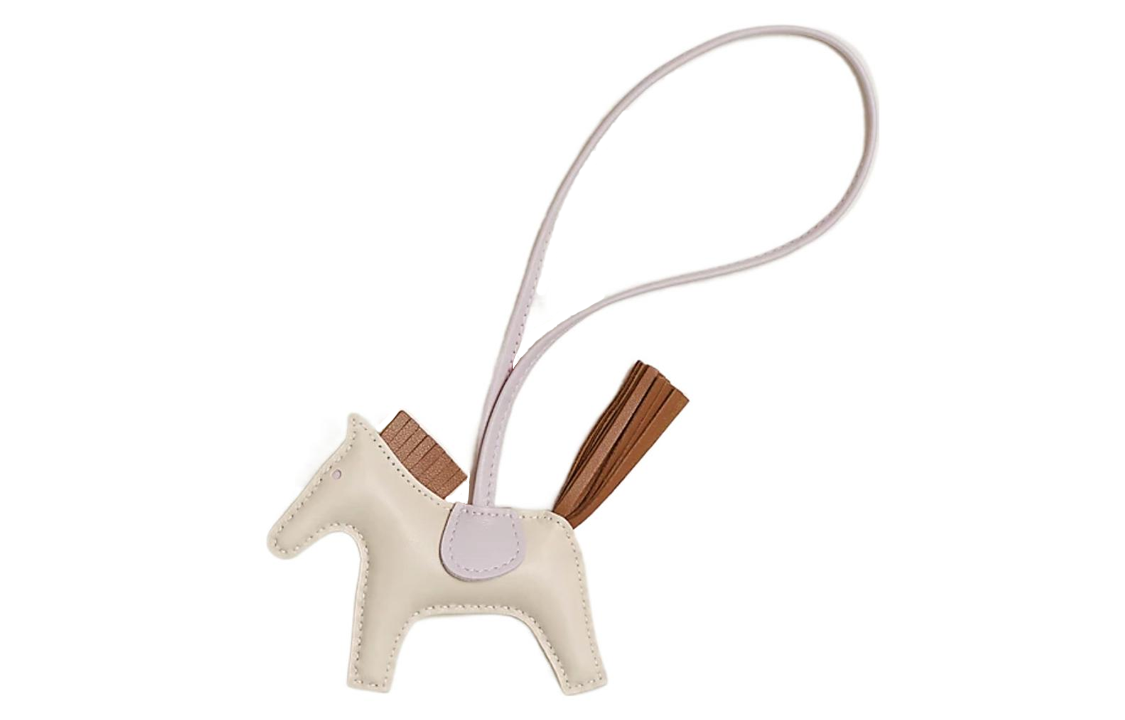 HERMES Rodeo Leather Charm - Unisex Horse Design Keychain/Bag Charm H064929CADR 圖 2