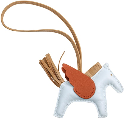 HERMES Rodeo Leather Charm Pony Design - Unisex, Smoky Blue, Brown, Copper Red. HO83010CAAU Lookbook HERMES Rodeo Leather Charm Pony Design - Unisex, Smoky Blue, Brown, Copper Red. HO83010CAAU