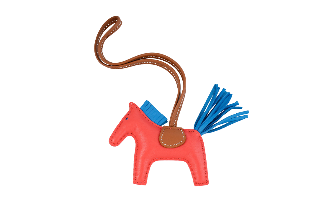 HERMES Rodeo Leather Charm Unisex New Year Red H064929CACF