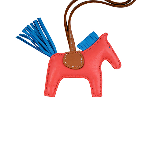 HERMES Rodeo Leather Charm Unisex New Year Red H064929CACF 圖 5