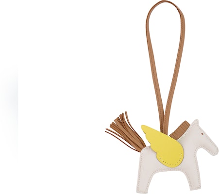 HERMES Rodeo Leather Horse Bag Charm Unisex Couple Accessory Off-White. H083010CAAS Lookbook HERMES Rodeo Leather Horse Bag Charm Unisex Couple Accessory Off-White. H083010CAAS