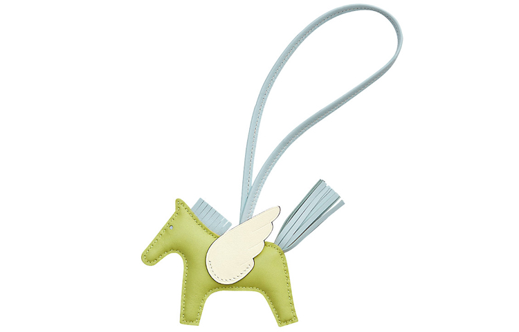 HERMES Rodeo Pegase Avocado Green Lambskin Charm Unisex Accessories. H083010CAAE 圖 2