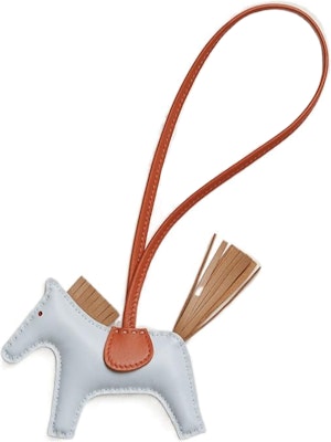 HERMES Rodeo Pony Pendant Charm Unisex Couple Style Light Blue. H064929CADH Order HERMES Rodeo Pony Pendant Charm Unisex Couple Style Light Blue. H064929CADH