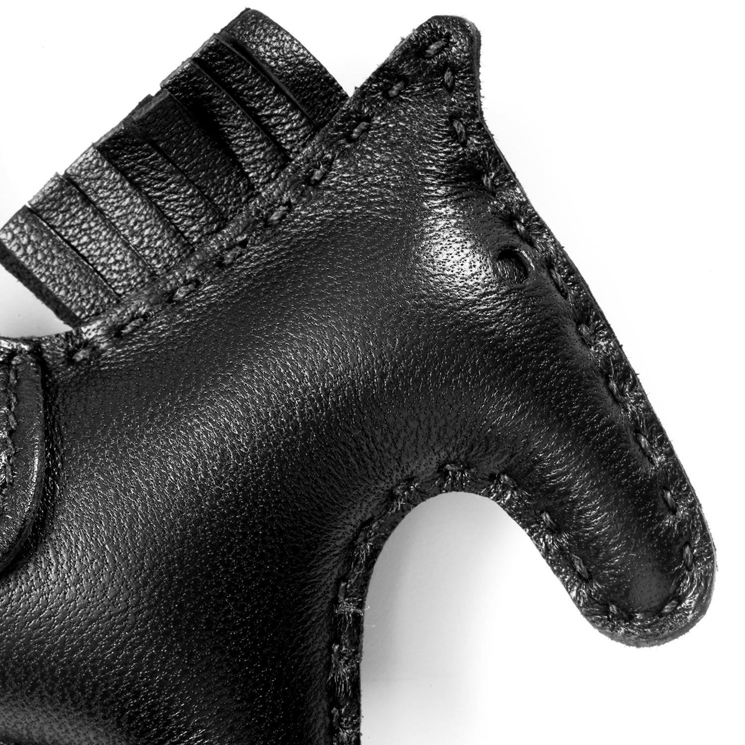 HERMES Rodeo Small PM Black Horse-Shaped Charm Unisex Keychain. H064929CAAJ 圖 4