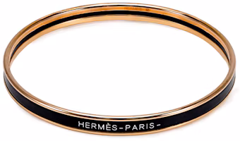 Details for HERMES 玫瑰金琺瑯纖細手鐲 情侶款 中性設計 玫瑰金配色 H240001FO01