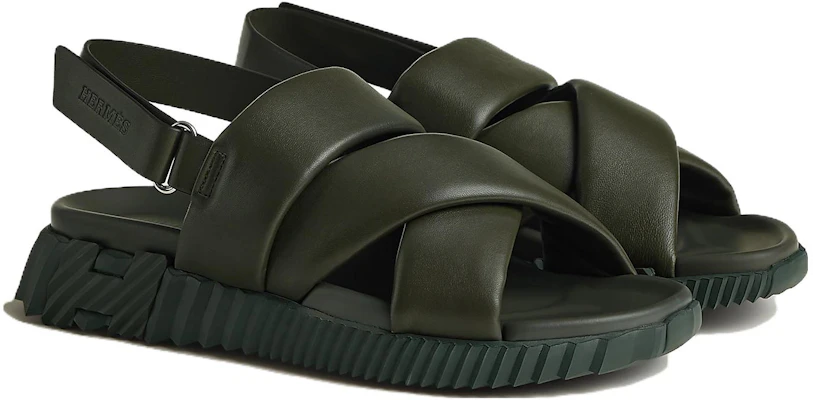 Sandali Bassi HERMES Punta Tonda ''Verde Scuro'' H232868Z-H4N Order Sandali Bassi HERMES Punta Tonda ''Verde Scuro'' H232868Z-H4N