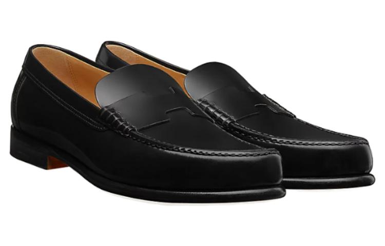 Lookbook HERMES Zapatos de vestir 'Negro' con punta redonda H151424Z-H02