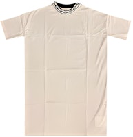 HERMES Round Neck Pullover Short Sleeve Dress Beige Pig Nose Design. H1H4504D290 HERMES Round Neck Pullover Short Sleeve Dress Beige Pig Nose Design. H1H4504D290