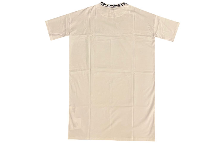 Lookbook HERMES Round Neck Pullover Short Sleeve Dress Beige Pig Nose Design. H1H4504D290