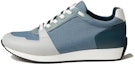 Buy HERMES Round Toe Lace-Up Low Top 'Sky Blue' H232870Z-HQ8