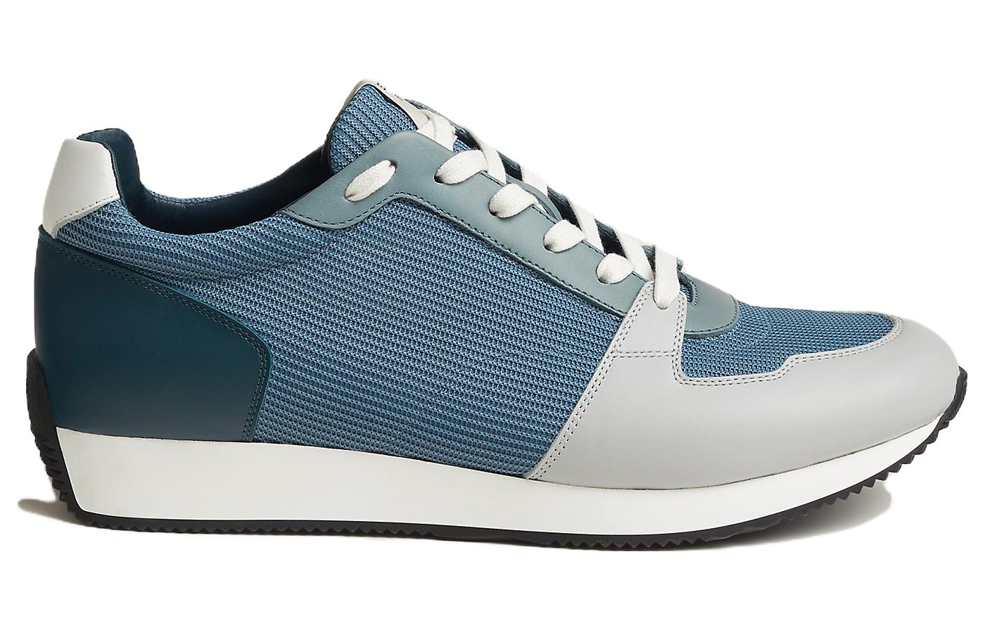 Order エルメス スカイブルー ラウンドトゥ レースアップ ローカット H232870Z-HQ8