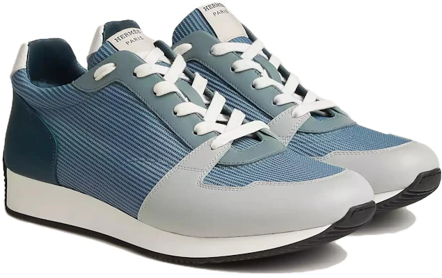HERMES Kasut Bertali Rendah 'Biru Langit' H232870Z-HQ8 Lookbook HERMES Kasut Bertali Rendah 'Biru Langit' H232870Z-HQ8