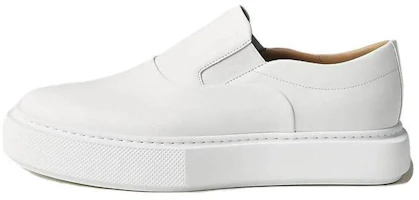 HERMES Round Toe Slip-On Loafer 'White' H232916Z-H90 HERMES Round Toe Slip-On Loafer 'White' H232916Z-H90