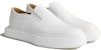 HERMES Round Toe Slip-On Loafer 'White' H232916Z-H90