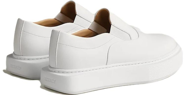에르메스 화이트 슬립온 로퍼 (Hermes White Slip-on Loafer) H232916Z-H90 Shop 에르메스 화이트 슬립온 로퍼 (Hermes White Slip-on Loafer) H232916Z-H90