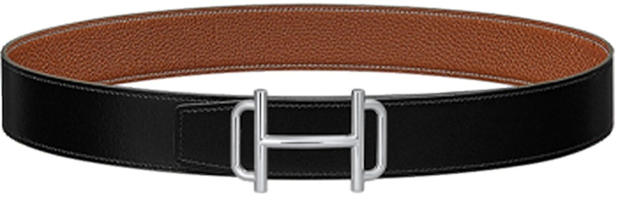 爱马仕皇家银扣Togo小牛皮可双面腰带 黑/金 3.8cm H075370CK05-H077971CAAA Order 爱马仕皇家银扣Togo小牛皮可双面腰带 黑/金 3.8cm H075370CK05-H077971CAAA