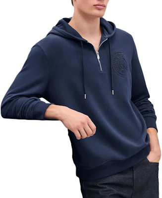 Hermes Saddle-Stitch Hoodie Men’s Long-Sleeve Blue H557840HA67 Buy Hermes Saddle-Stitch Hoodie Men’s Long-Sleeve Blue H557840HA67