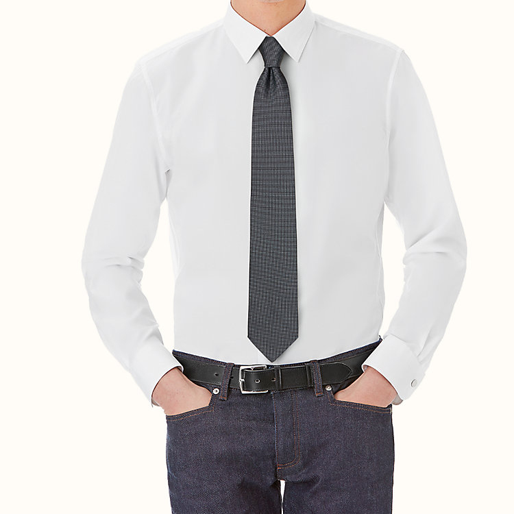 HERMES Saint-Honore Tie Grey H233616T-02 圖 3