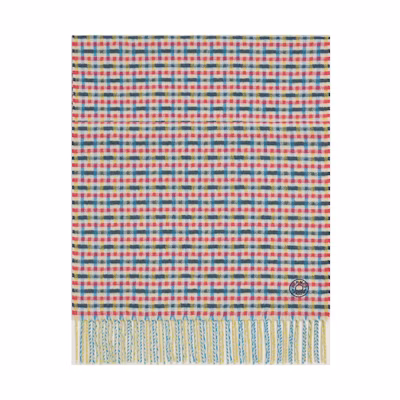 HERMES Scotland H Jacquard Knit Wool Scarf for Men - Multicolor H394083T-03