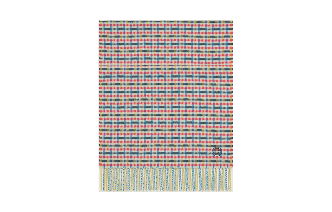 HERMES Scotland H Jacquard Knit Wool Scarf for Men - Multicolor H394083T-03 圖 2